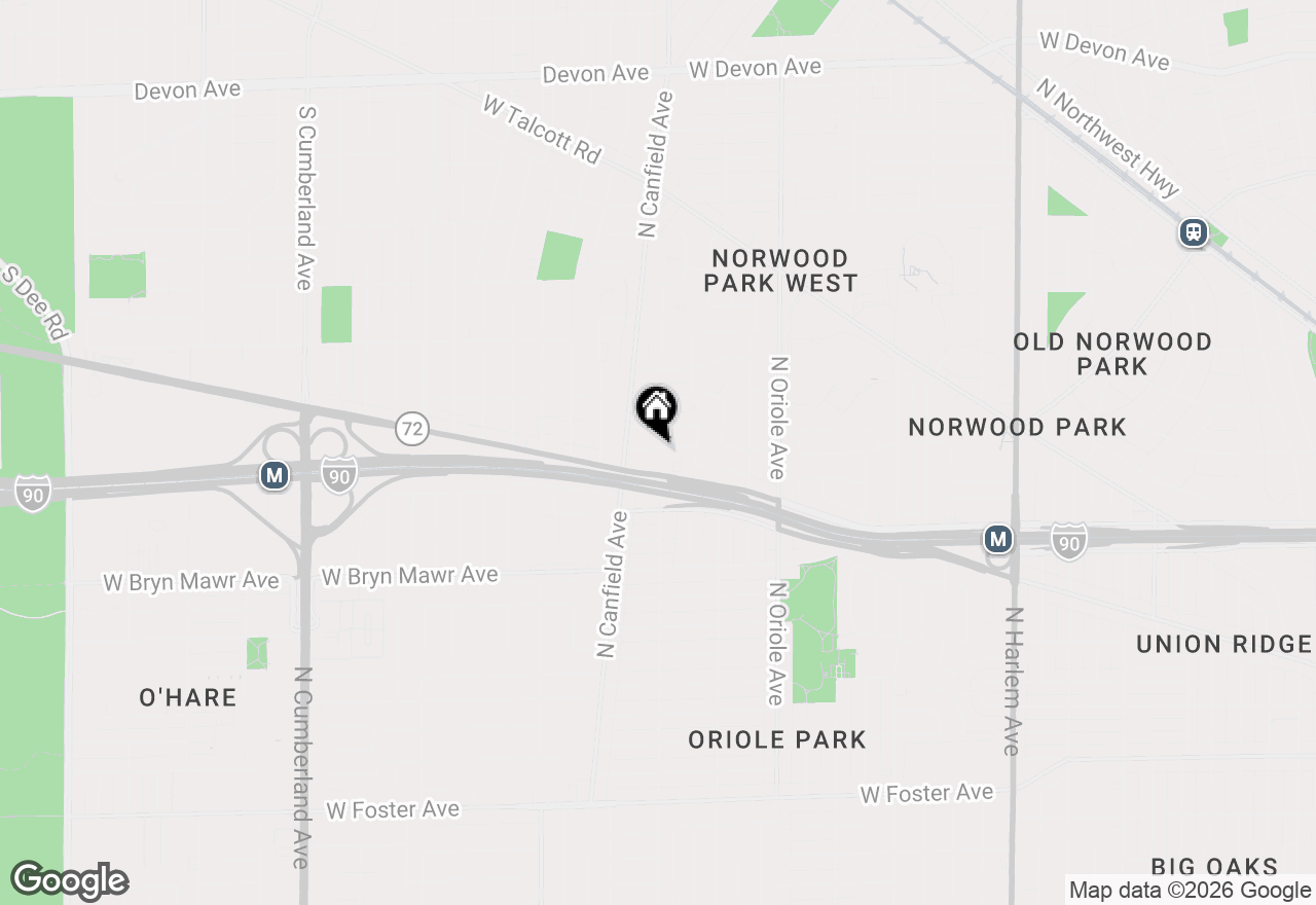 Map of 7801 W Victoria Street, Chicago, IL 60631