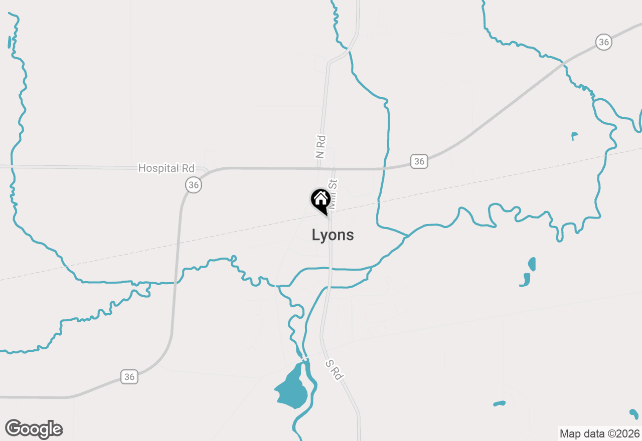 Map of 6063 S Railroad St, Burlington, WI 53105