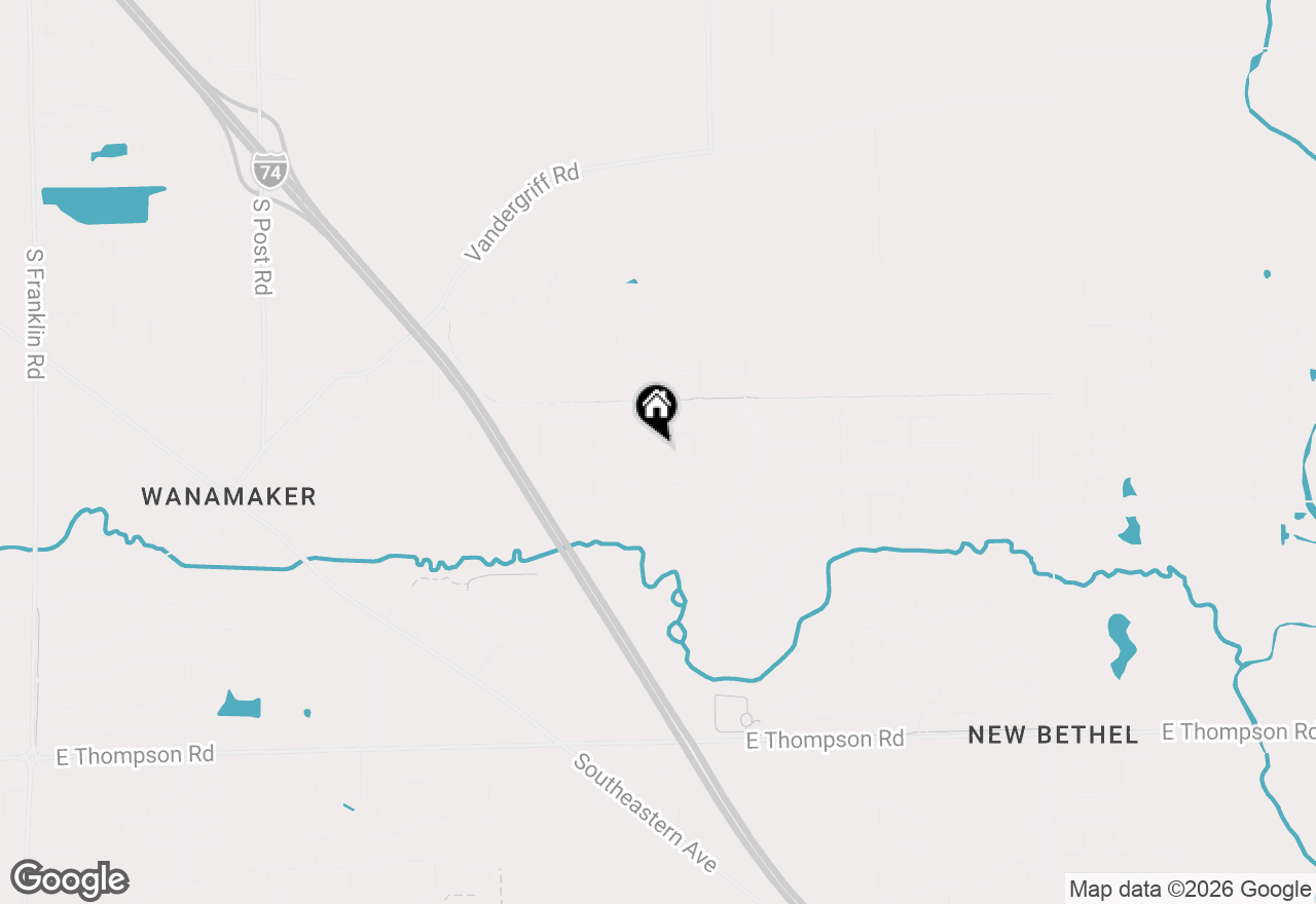 Map of 9906 Denim Drive, Indianapolis, IN 46239