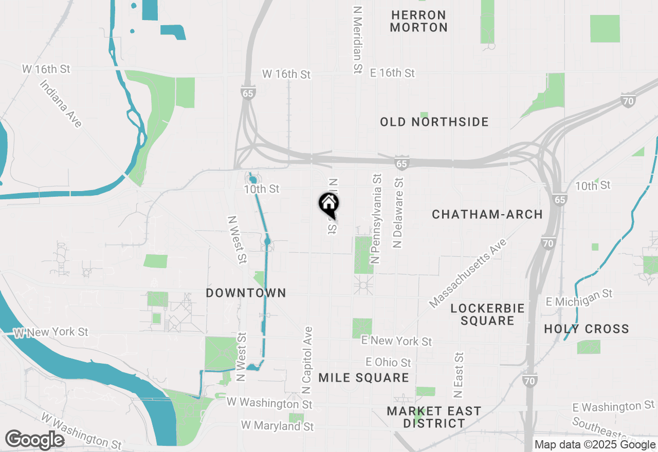 Map of 822 N Illinois Street, Indianapolis, IN 46204