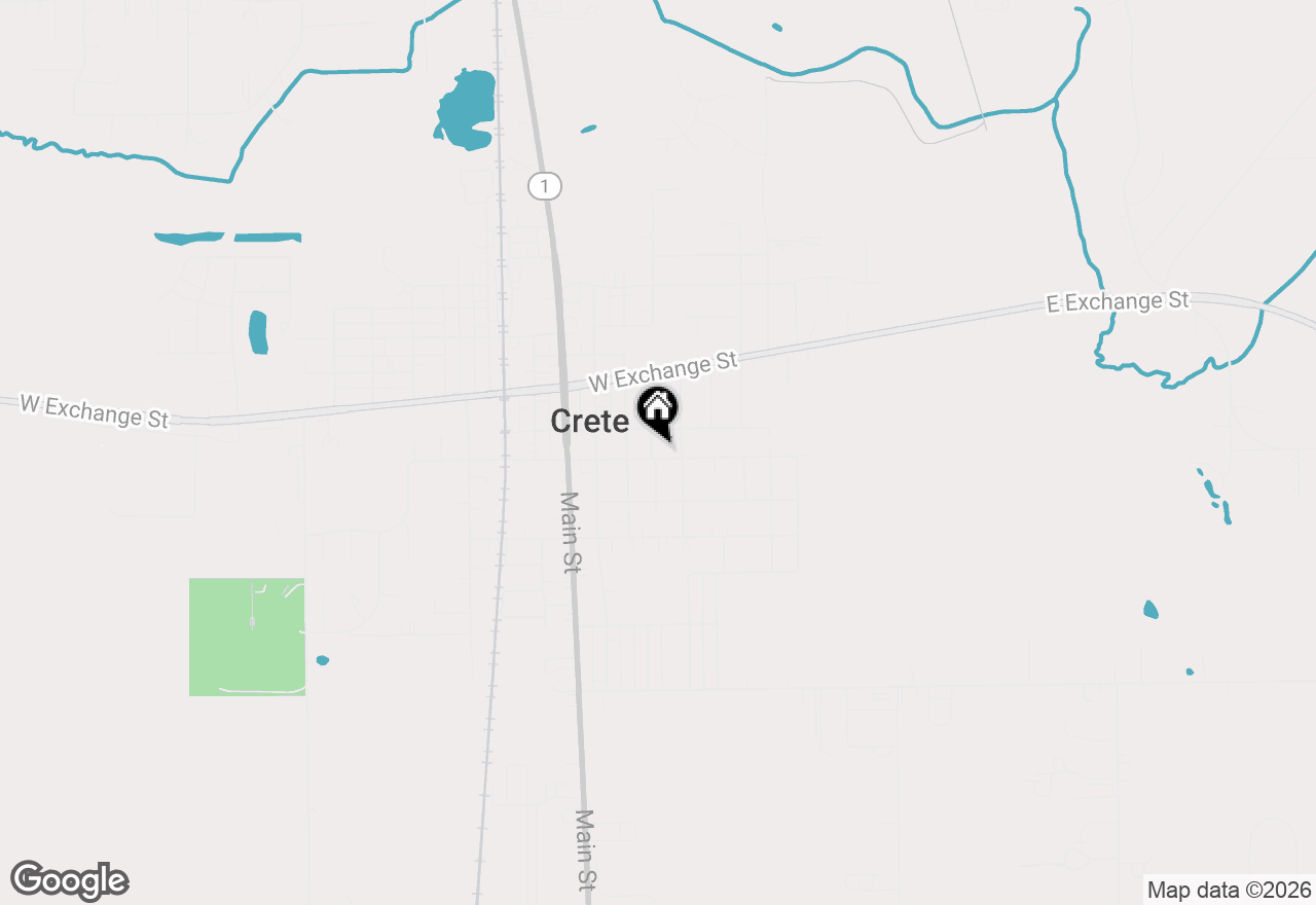 Map of (Address confidential), Crete, Illinois 60417