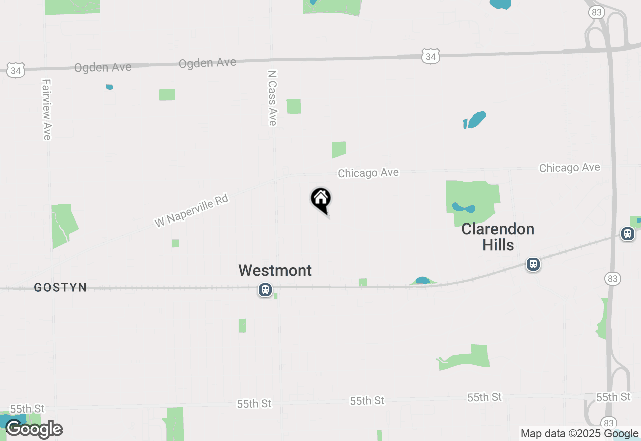 Map of 202 N Wilmette Avenue, Westmont, IL 60559