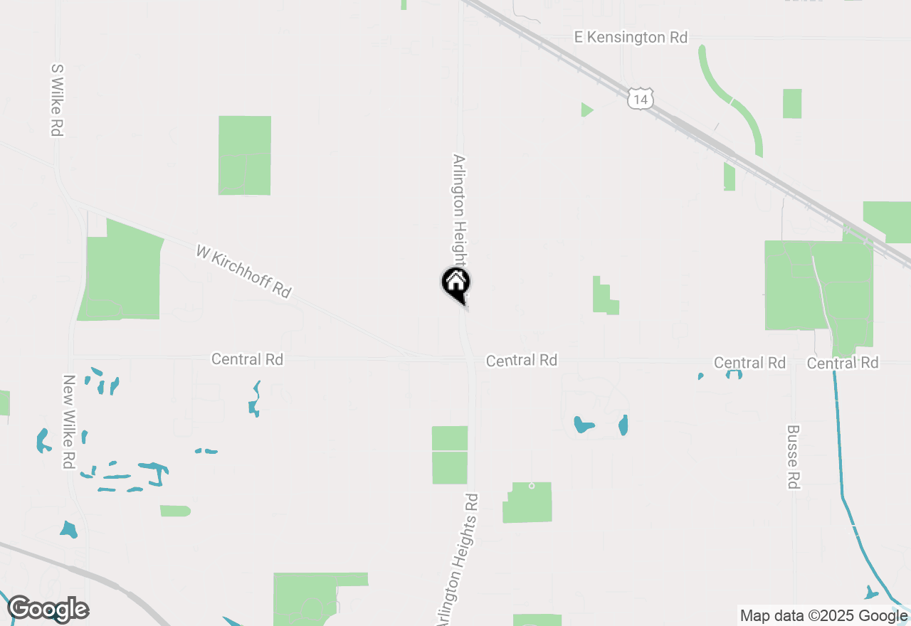 Map of 116 E Orchard Street, Arlington Heights, IL 60005