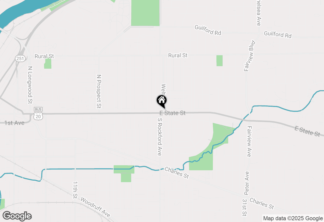 Map of 2322 E State Street, Rockford, IL 61104