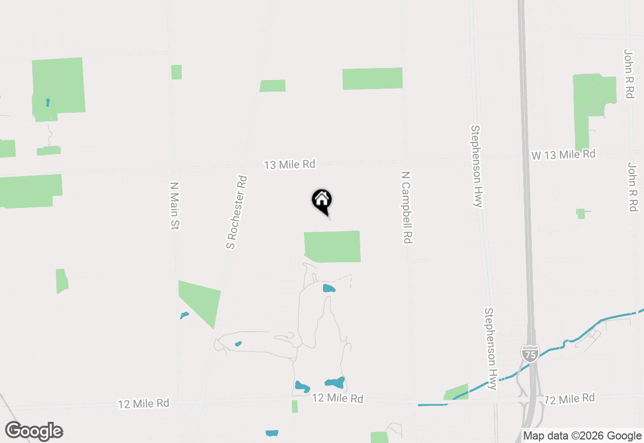 Map of 2918 N Altadena Avenue, Royal Oak, MI 48073