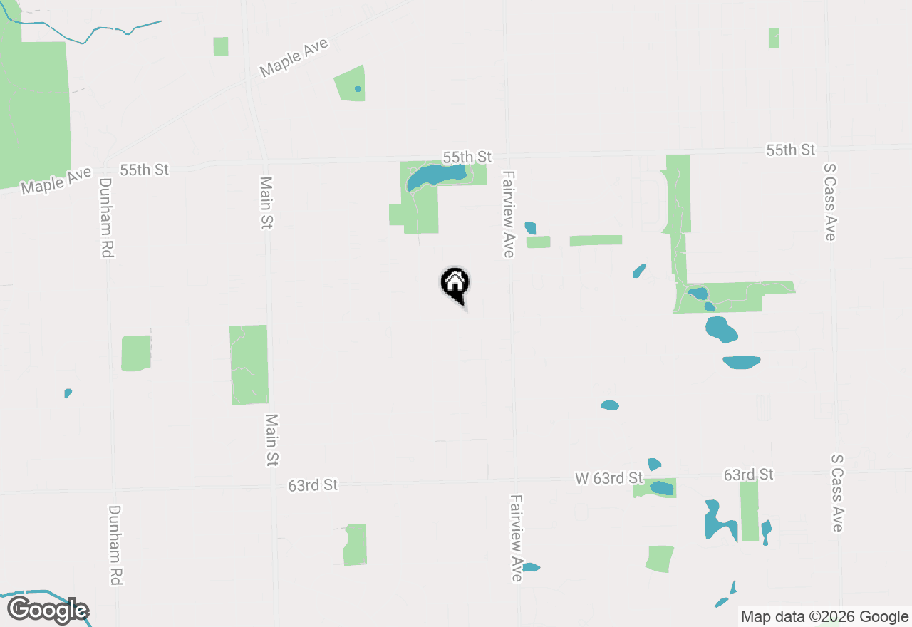 Map of 516 Eldon Place, Downers Grove, IL 60516