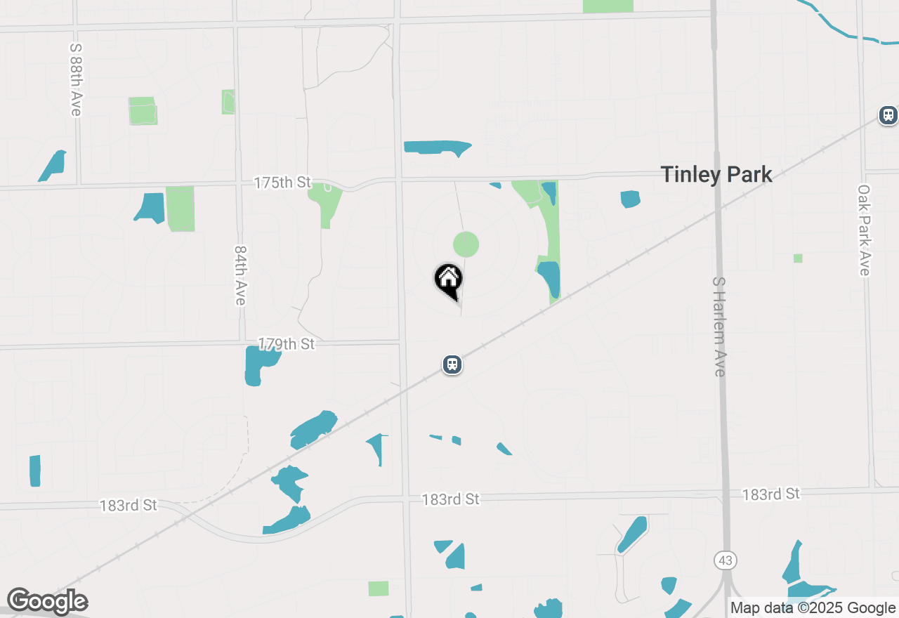 Map of 7834 Bristol Park Drive, Tinley Park, IL 60477