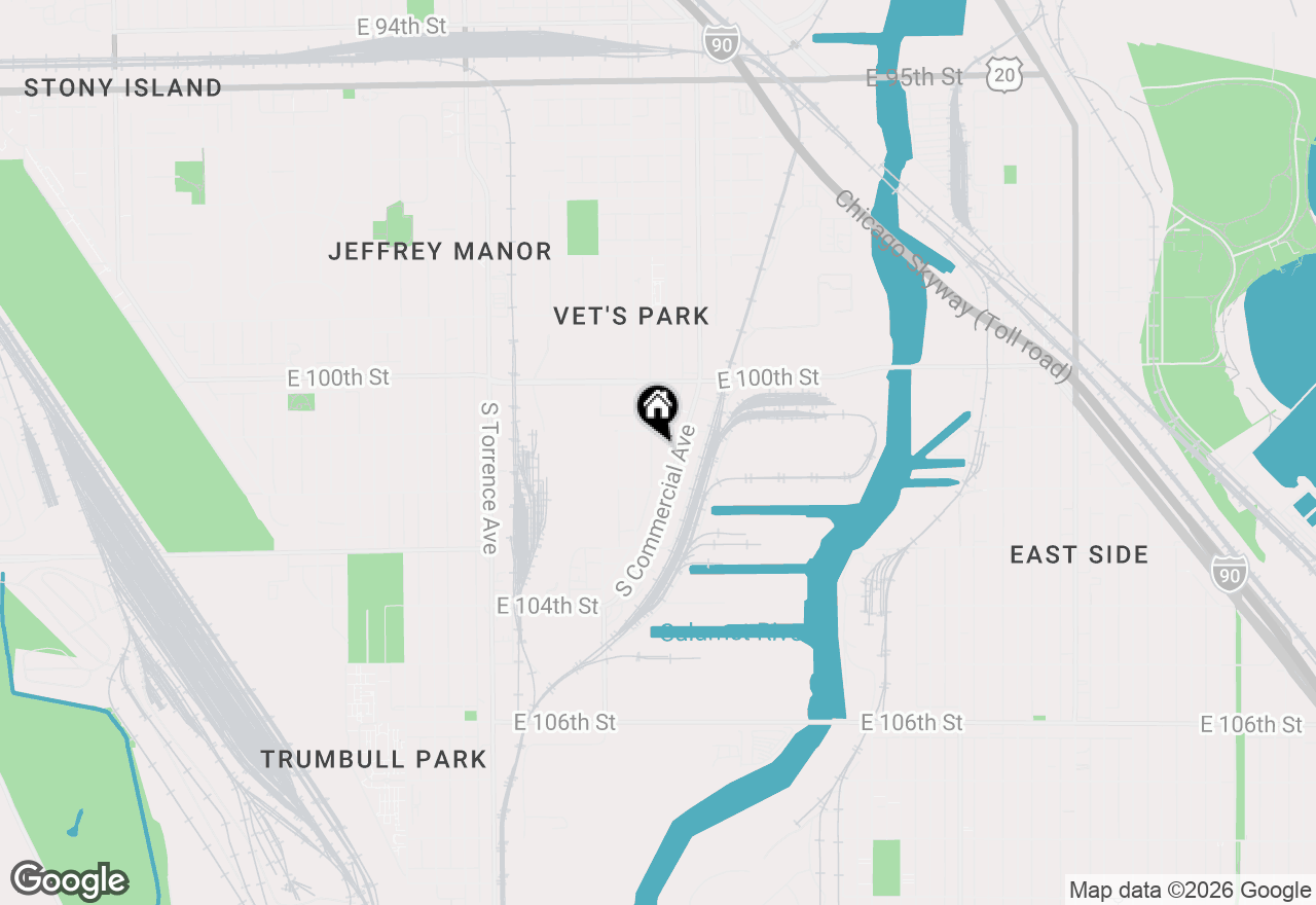 Map of (Address confidential), Chicago, Illinois 60617