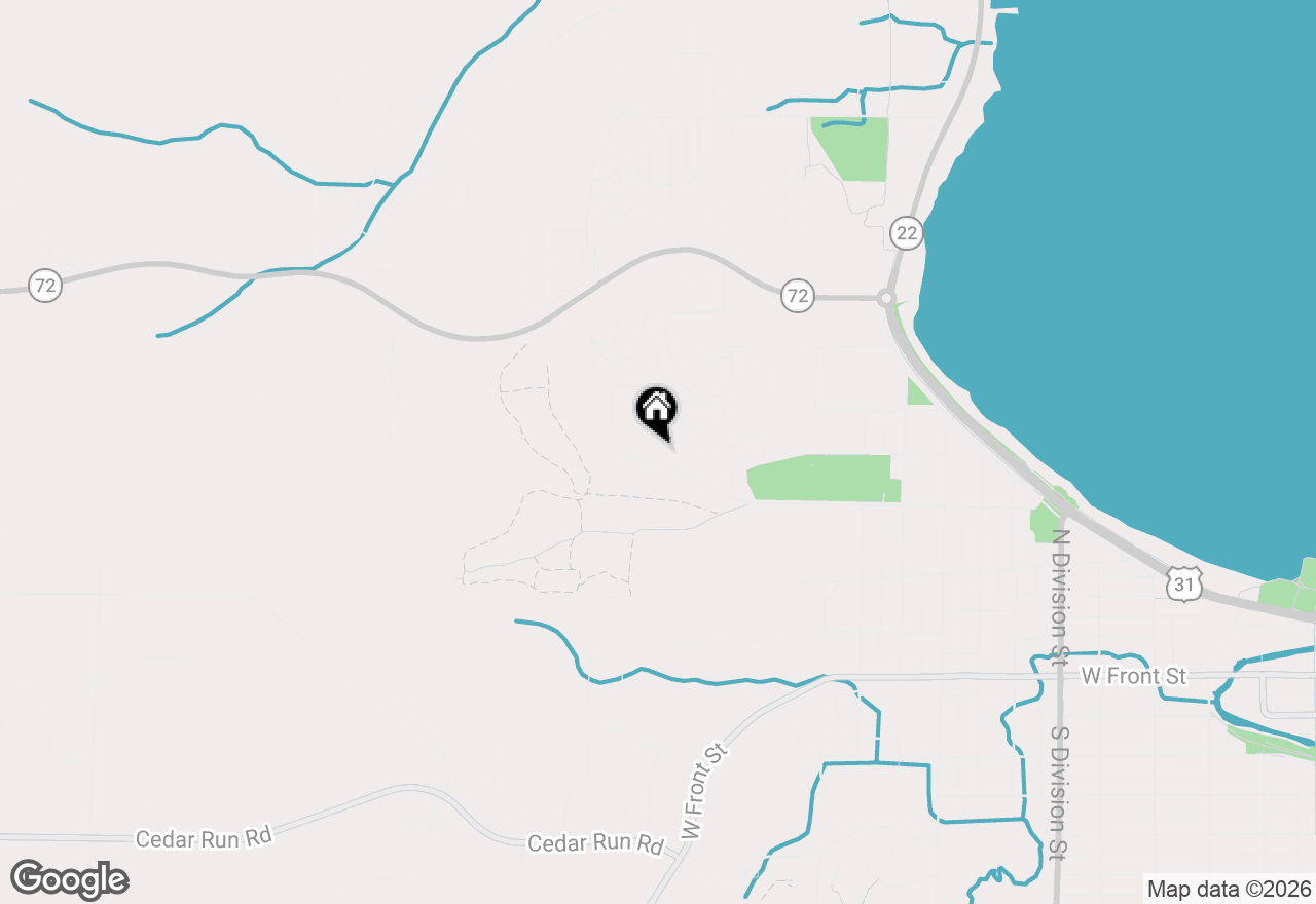 Map of 1744 Wayne Street, Traverse City, MI 49684