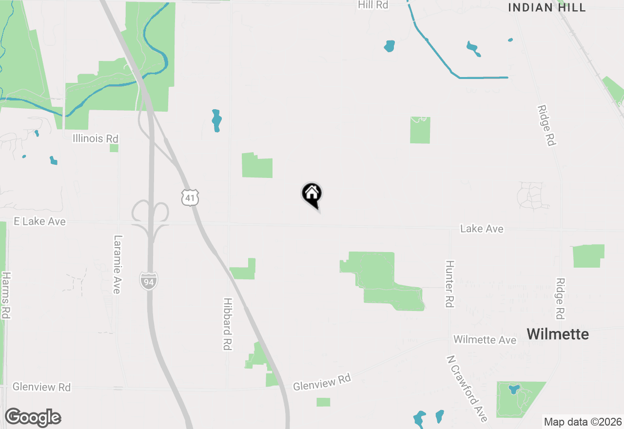 Map of 916 Seminole Road, Wilmette, IL 60091