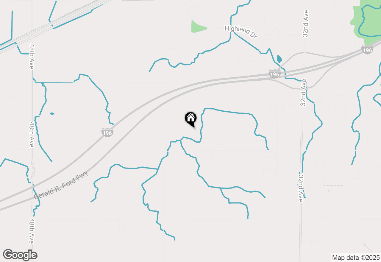 Map of 3879 Quincy Street, Hudsonville, MI 49426