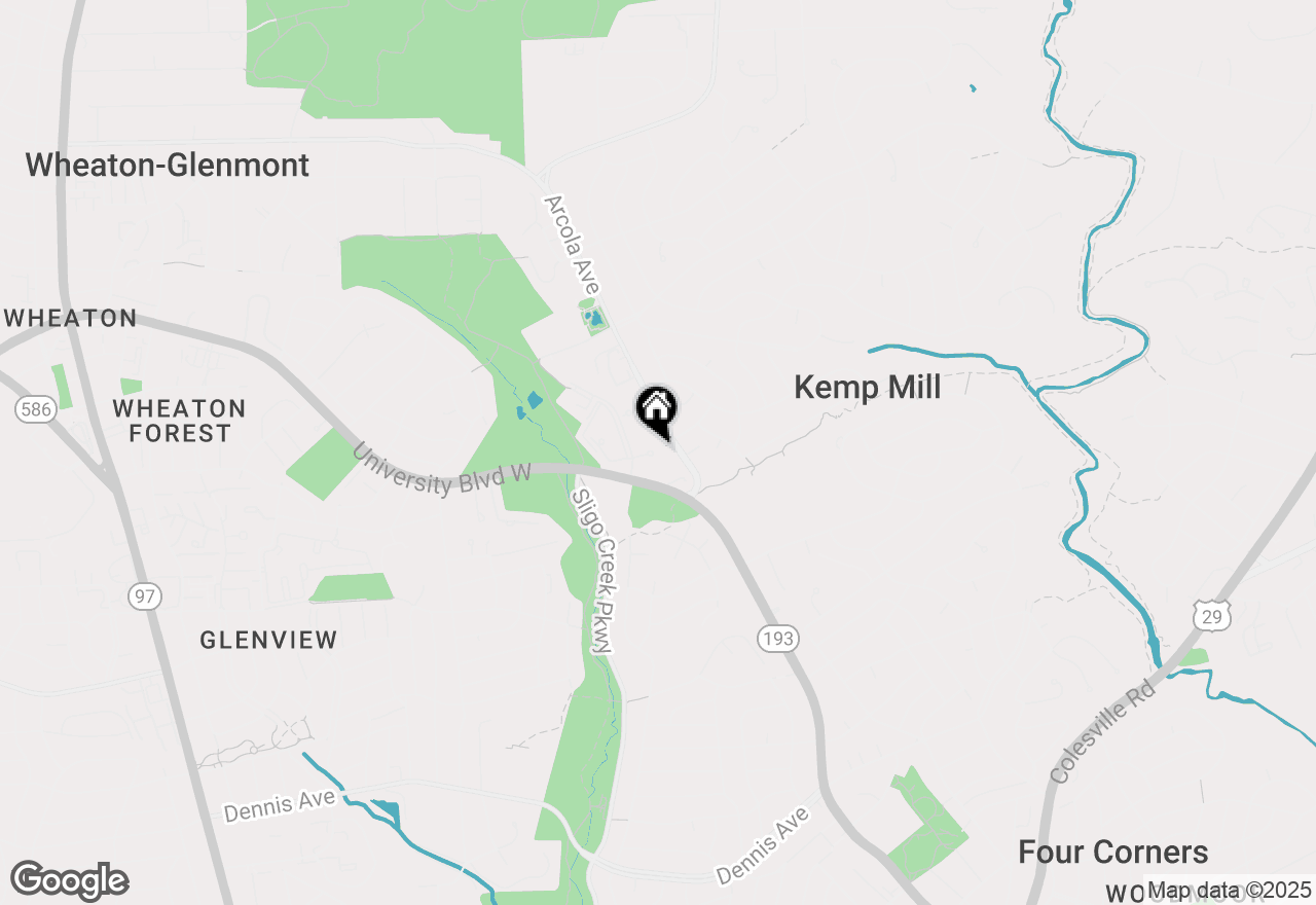 Map of 1111 University Boulevard W #501-A, Silver Spring, MD 20902