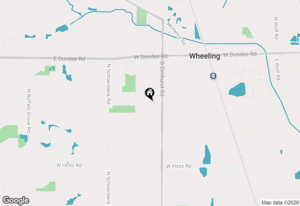 Map of 362 Marion Court, Wheeling, IL 60090