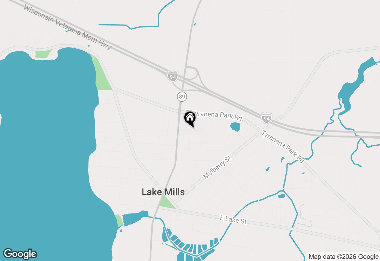 Map of 10P Shady Pines Road, Lake Mills, WI 53551