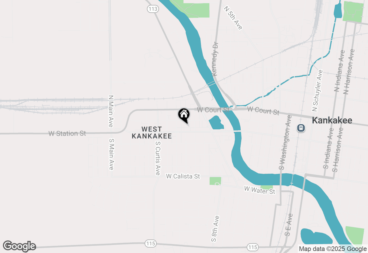 Map of 257 S Alma Avenue, Kankakee, IL 60901