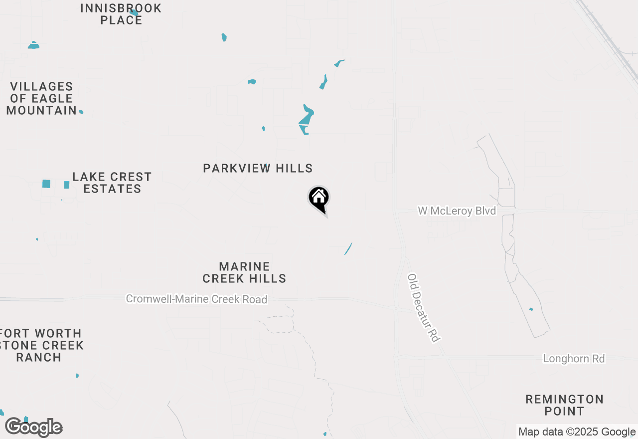 Map of 6612 Meadow Way Lane, Fort Worth, TX 76179