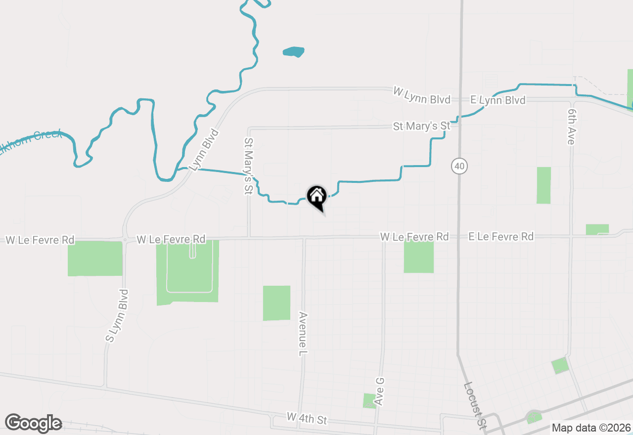 Map of 1804 Ave K, Sterling, IL 61081