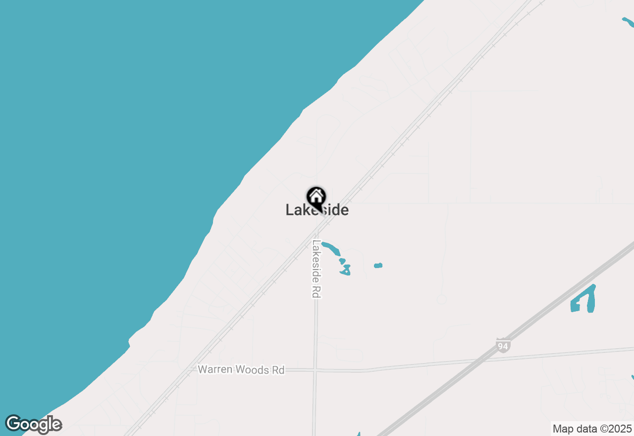 Map of 14954 Lakeside Road, Lakeside, MI 49116