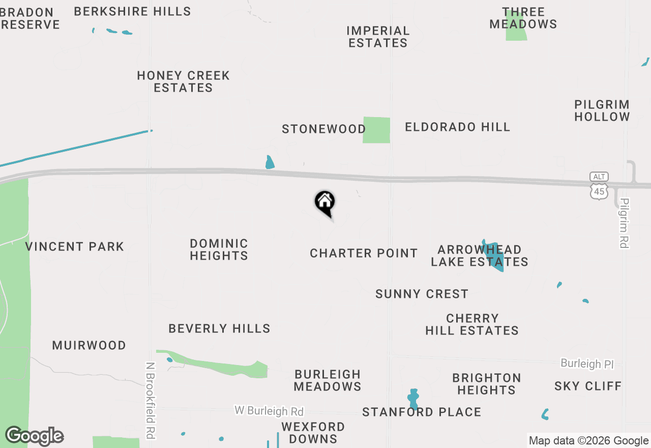 Map of 17730 Caribou Pass #A, Brookfield, WI 53045
