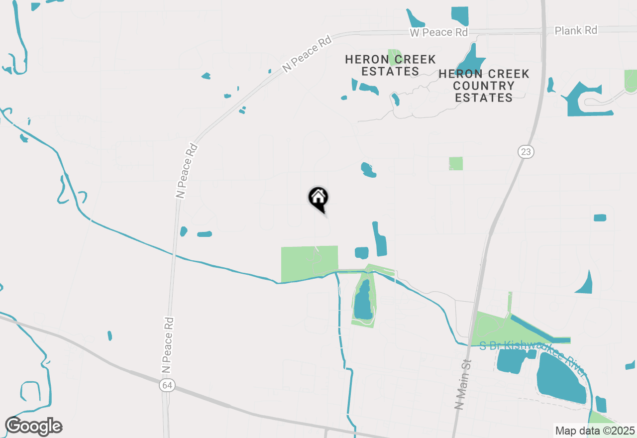 Map of 1334 Larson Street, Sycamore, IL 60178