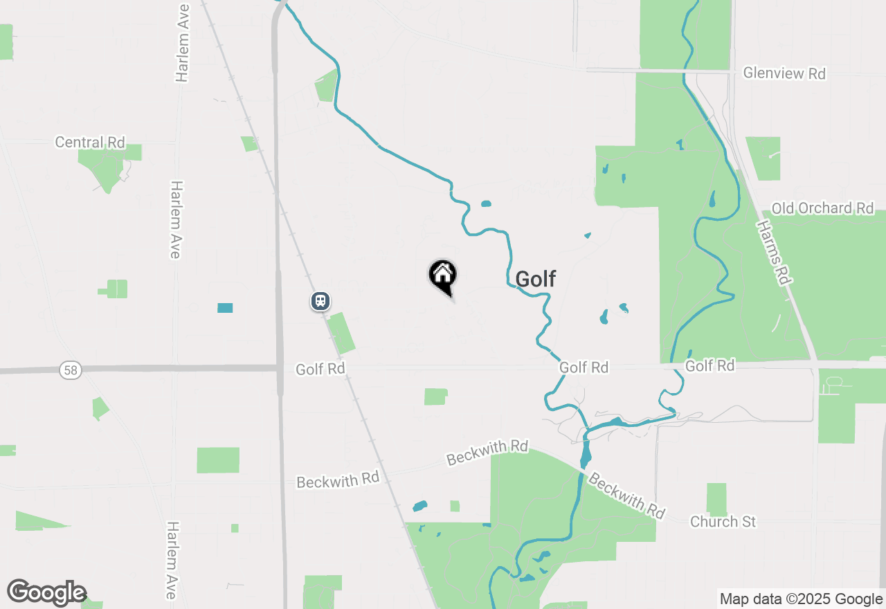 Map of 47 Briar Road, Golf, IL 60029