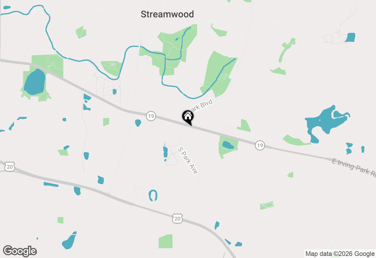 Map of 304 Andover Court, Streamwood, IL 60107