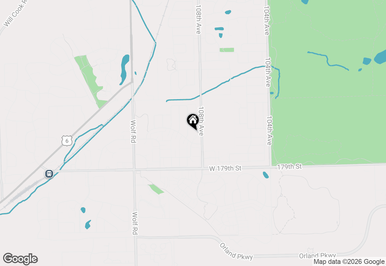 Map of 10822 Valerie Court #18, Orland Park, IL 60467