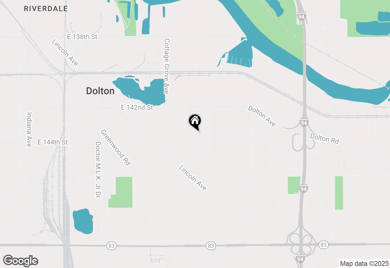 Map of 14325 Ingleside Avenue, Dolton, IL 60419