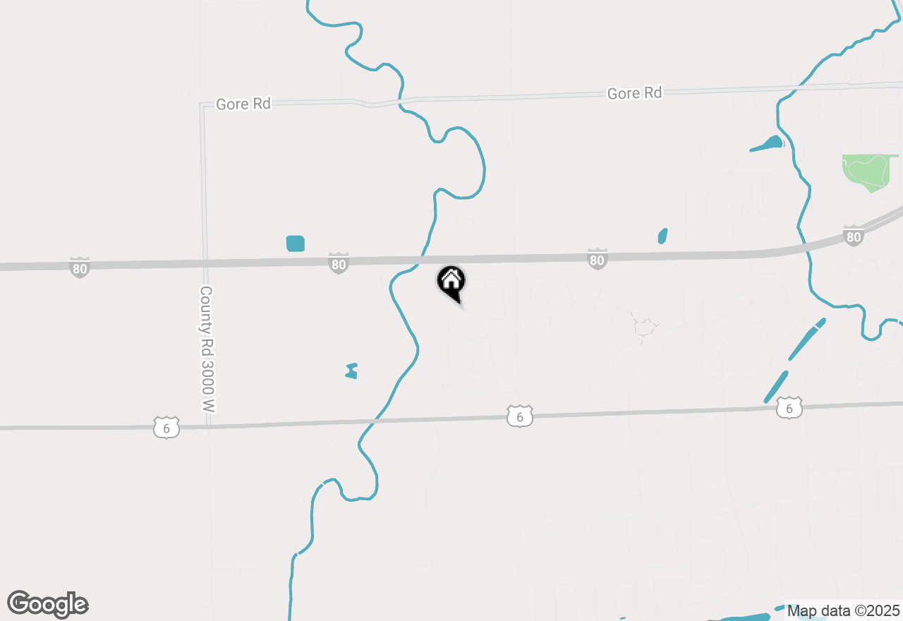 Map of 1735 Little Willow Road, Morris, IL 60450