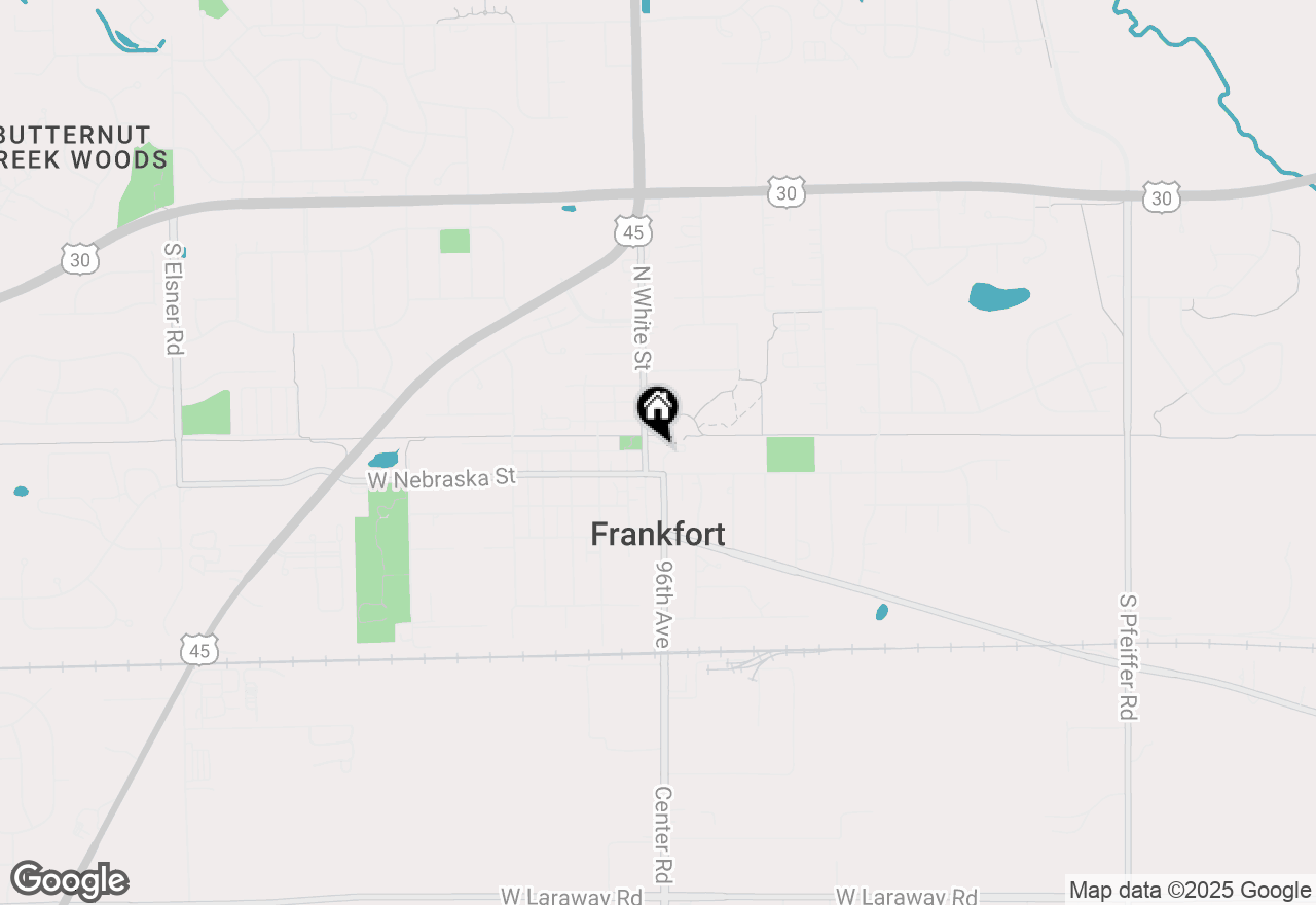 Map of 11 S White Street #201, Frankfort, IL 60423