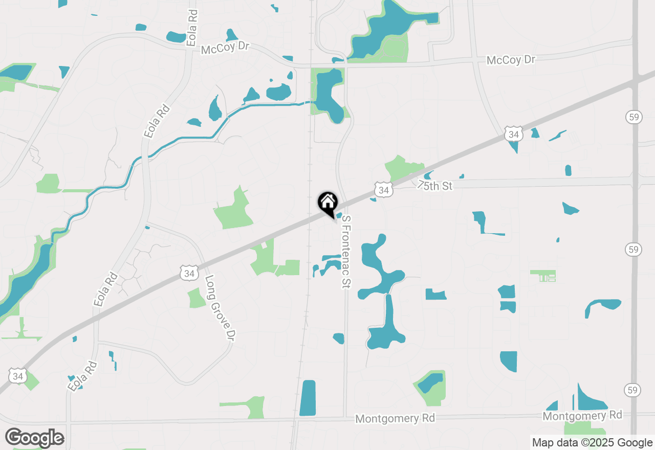 Map of 3356 Ravinia Circle, Aurora, IL 60504