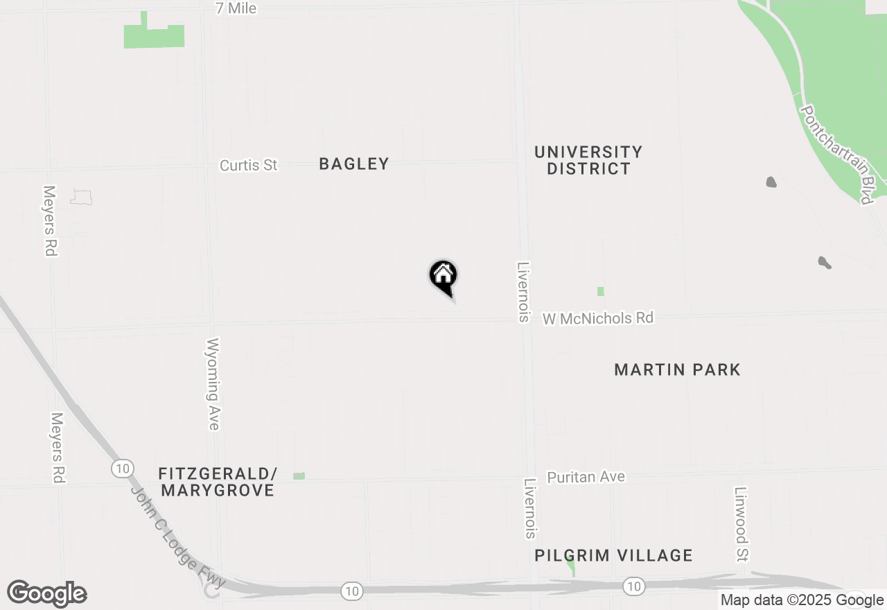 Map of 17142 San Juan Dr, Detroit, MI 48221