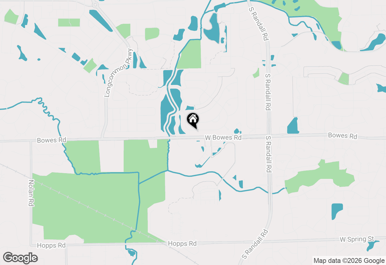 Map of 2595 Venetian Lane, Elgin, IL 60124