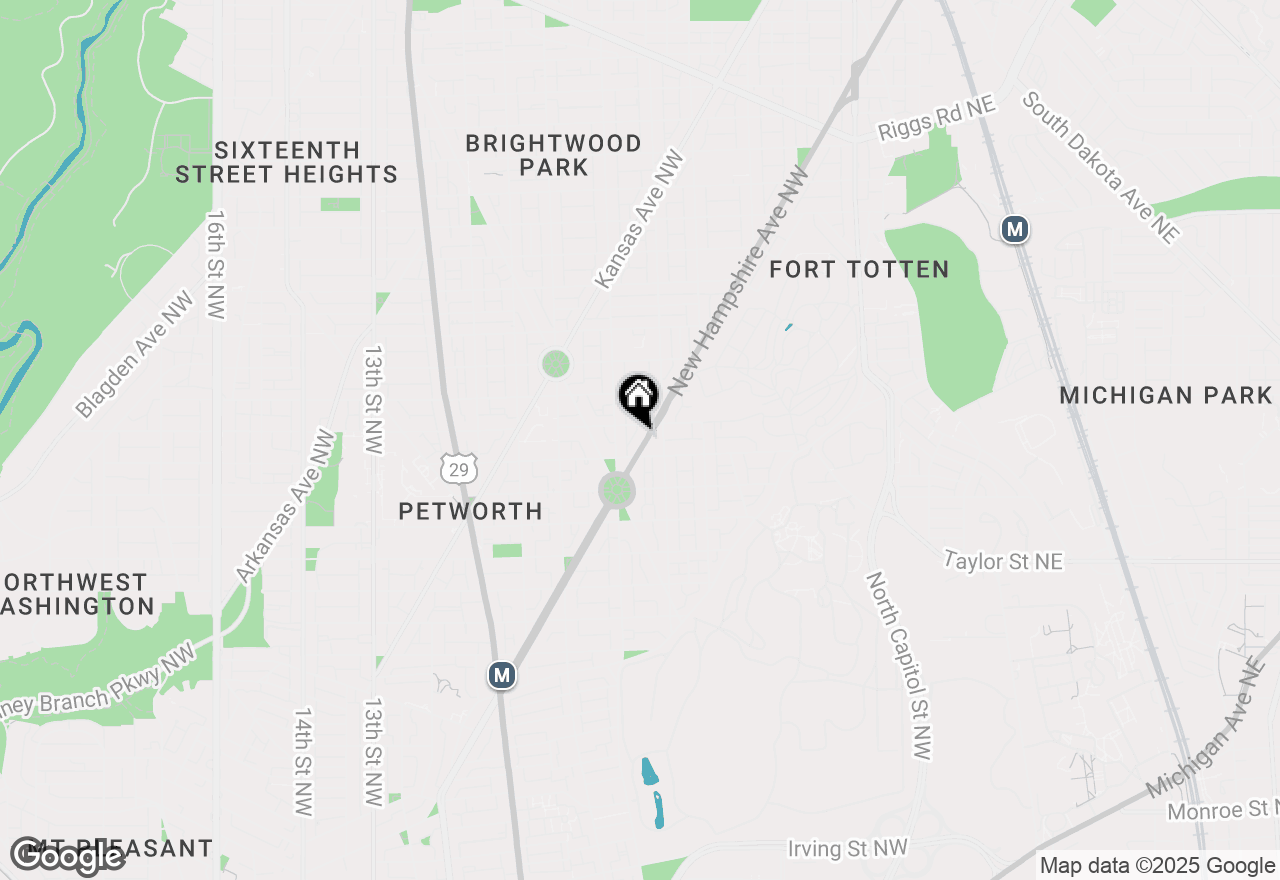 Map of 4418 New Hampshire Avenue Nw, Washington, DC 20011