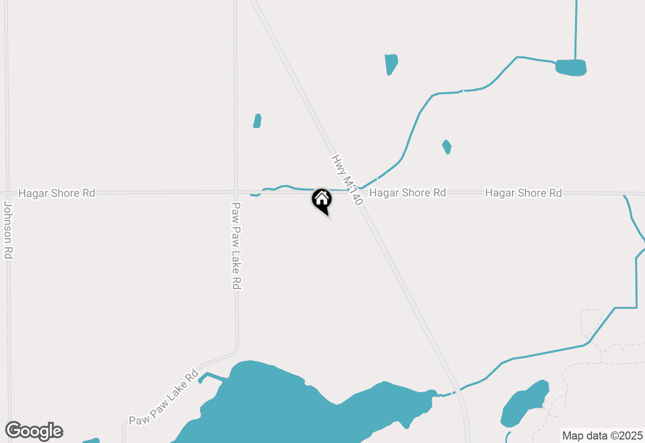 Map of 8324 Hagar Shore Rd Road, Watervliet, MI 49098