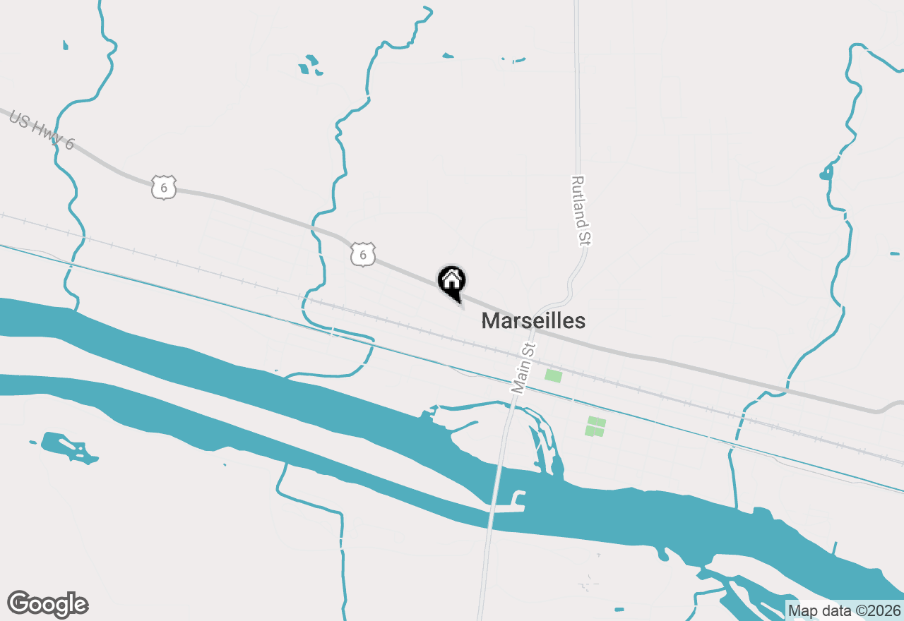 Map of 423 Clark Street, Marseilles, IL 61341