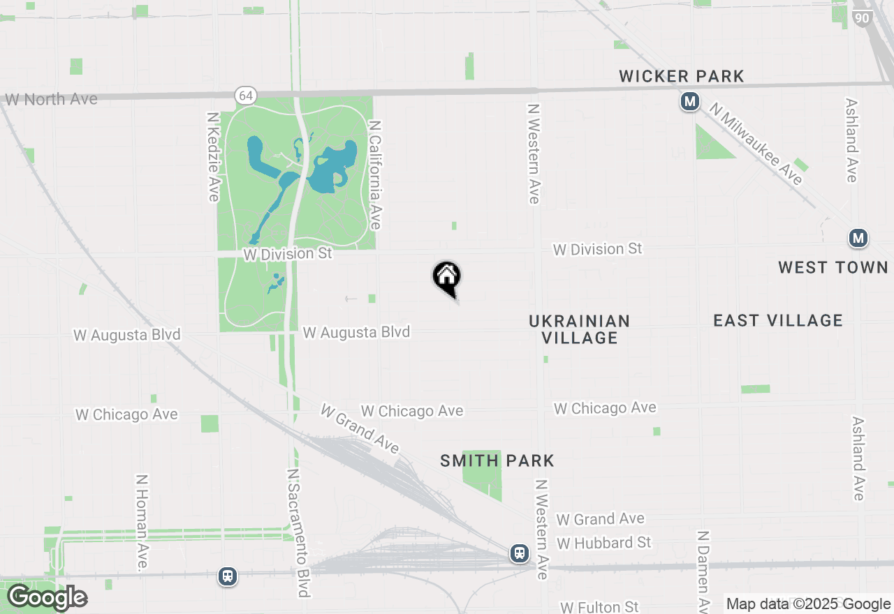 Map of 2616 W Cortez Street #3, Chicago, IL 60622