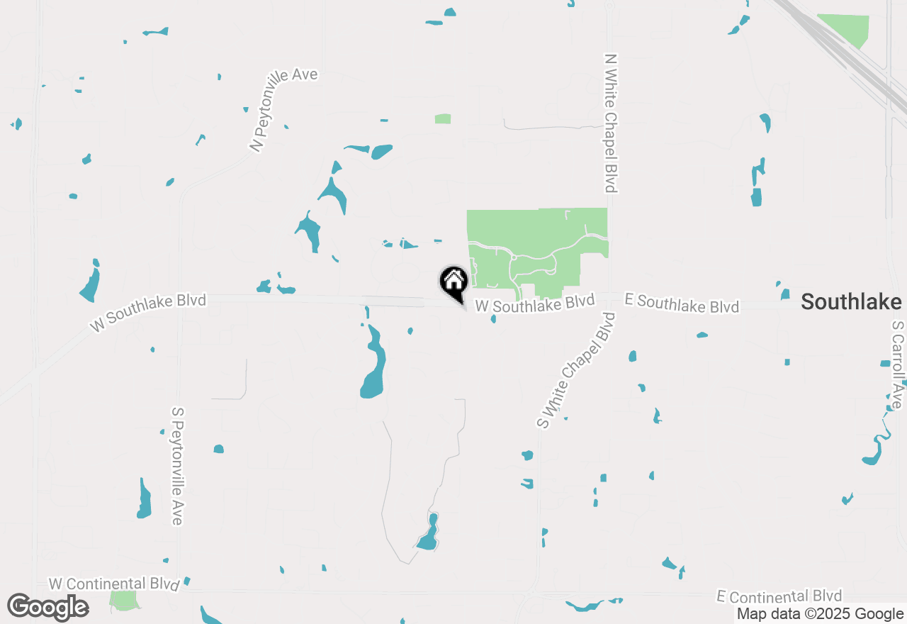 Map of 102 Springbrook Court, Southlake, TX 76092