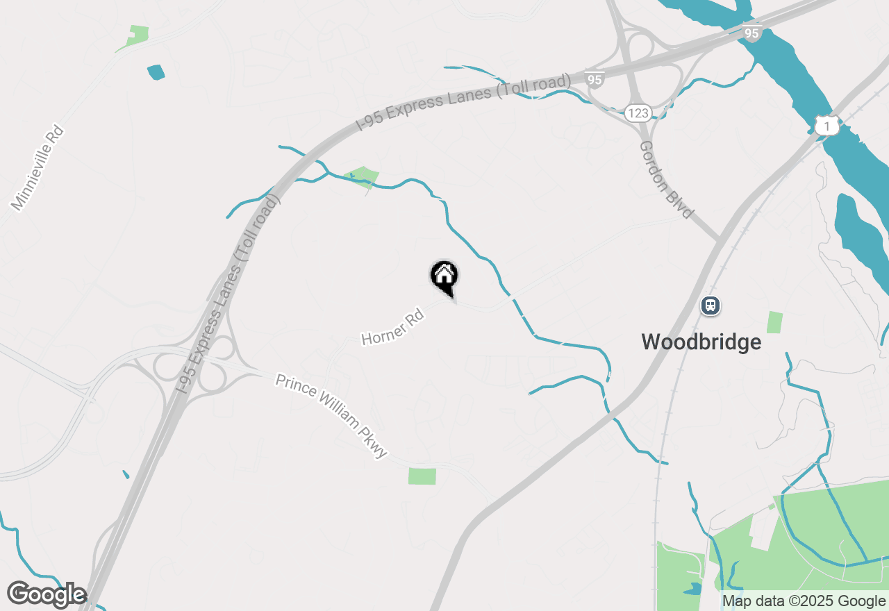 Map of 1615 Horner Road, Woodbridge, VA 22191