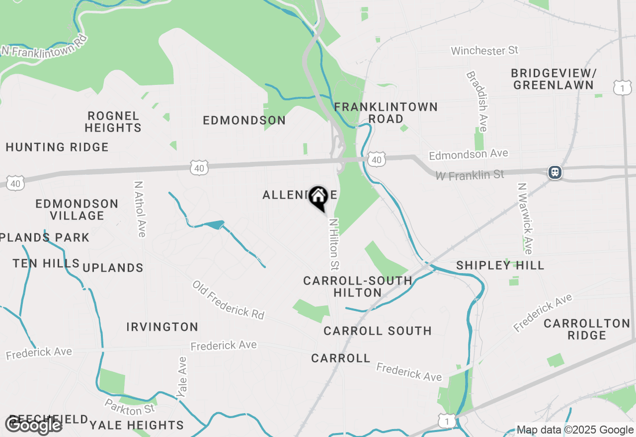 Map of 306 N Monastery Avenue, Baltimore, MD 21229