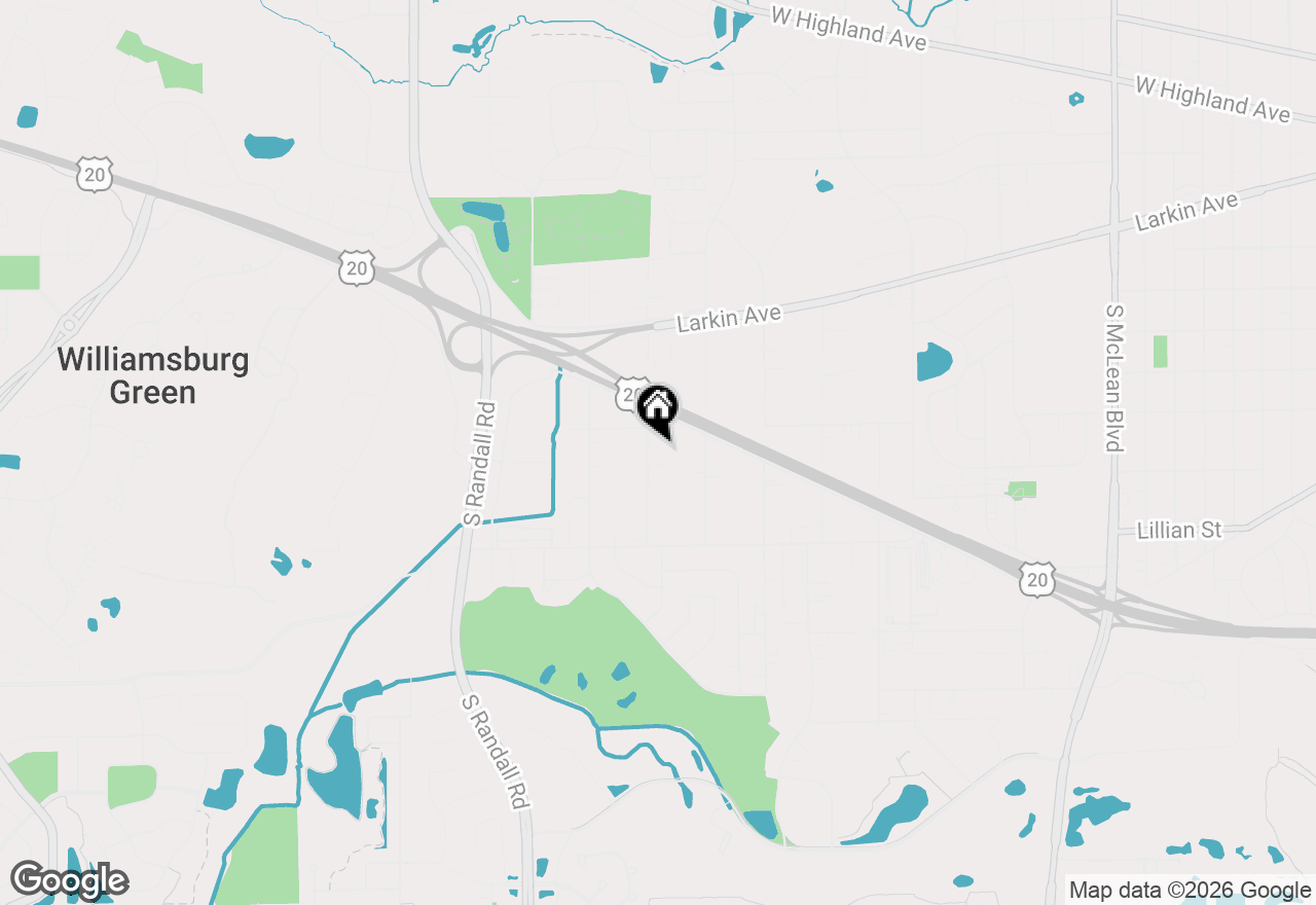 Map of 10N949 Hawthorne Street N, Elgin, IL 60123