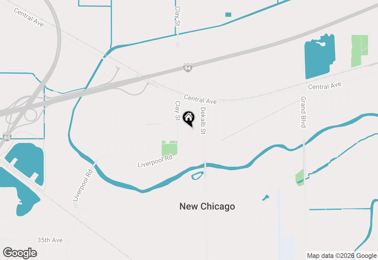 Map of 2829 Dearborn Street, Lake Station, IN 46405