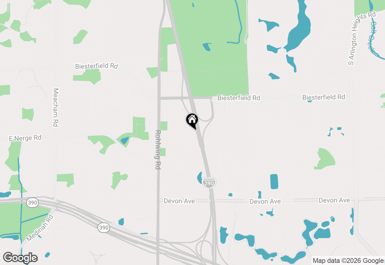 Map of 985 Huntington Drive #985, Elk Grove Village, IL 60007