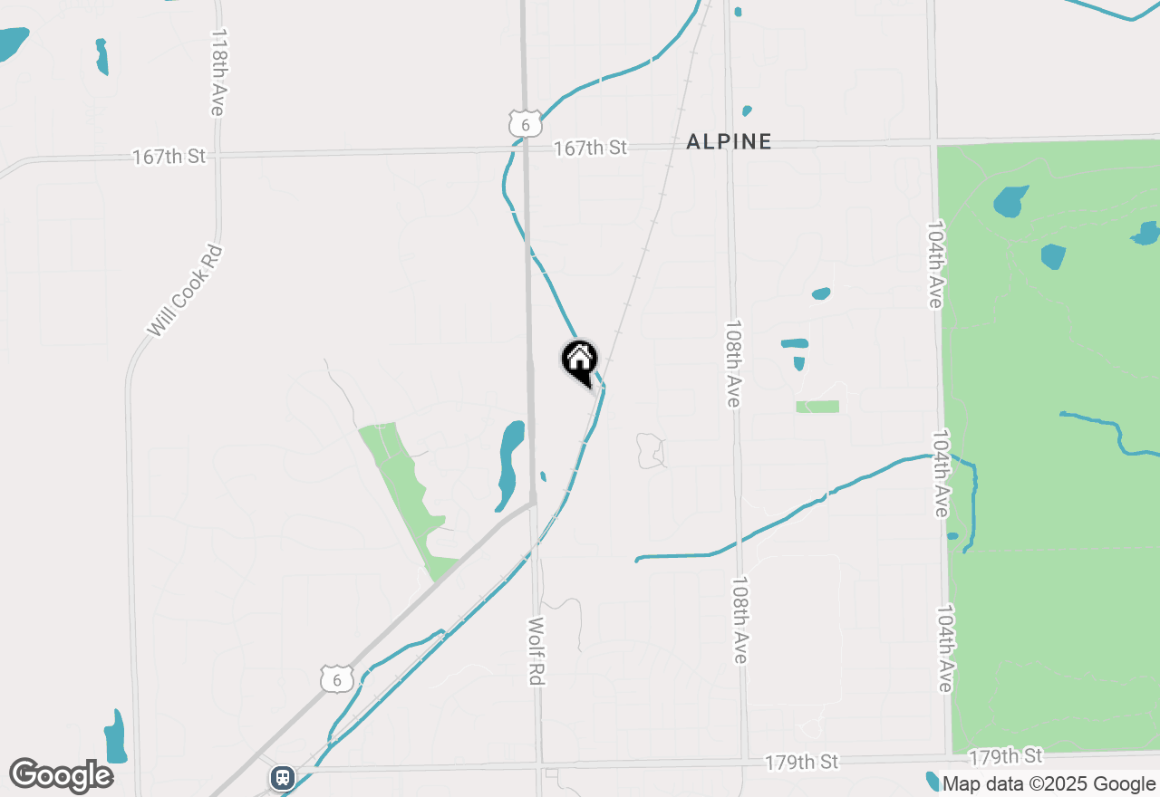 Map of 17171 Wolf Road, Orland Park, IL 60467