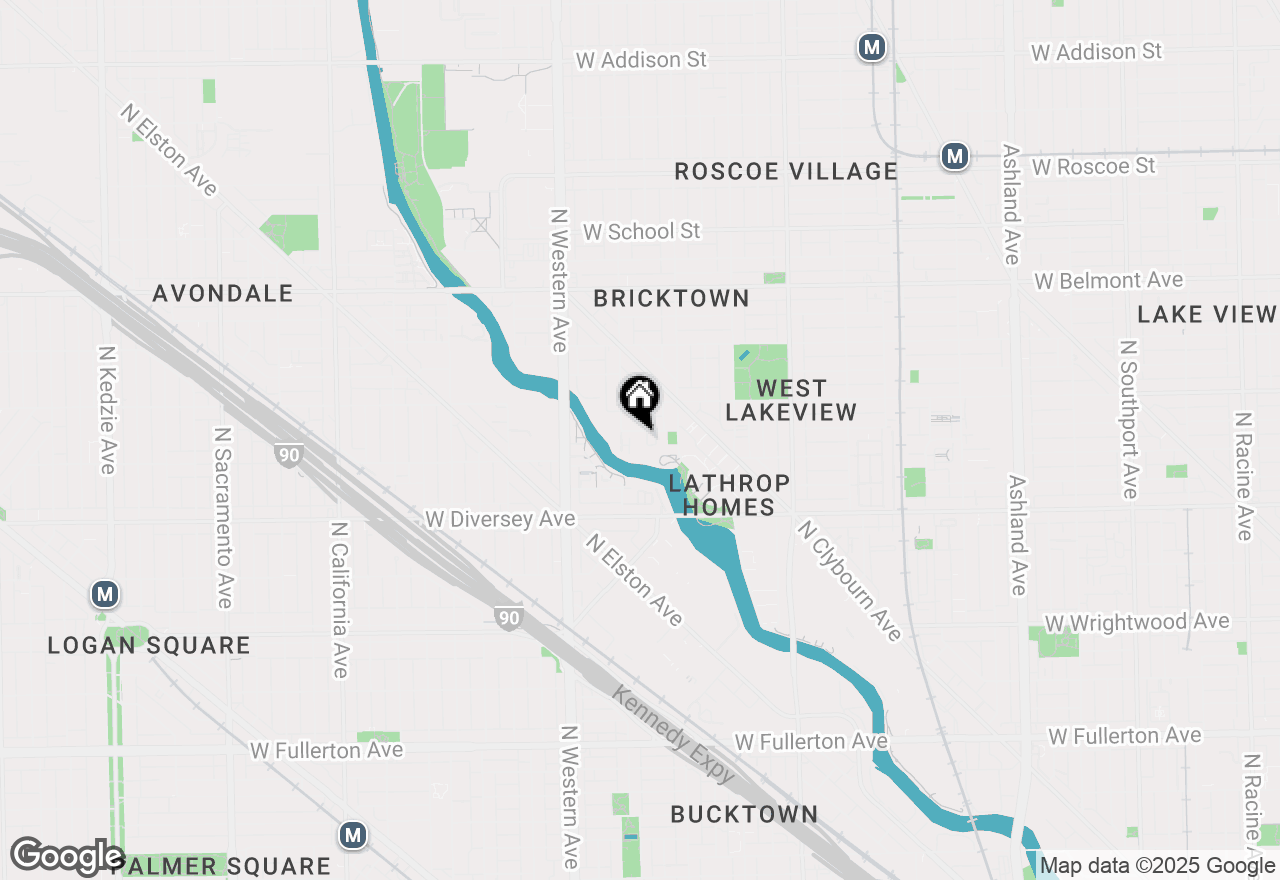 Map of 2235 W Oakdale Avenue #15-C, Chicago, IL 60618
