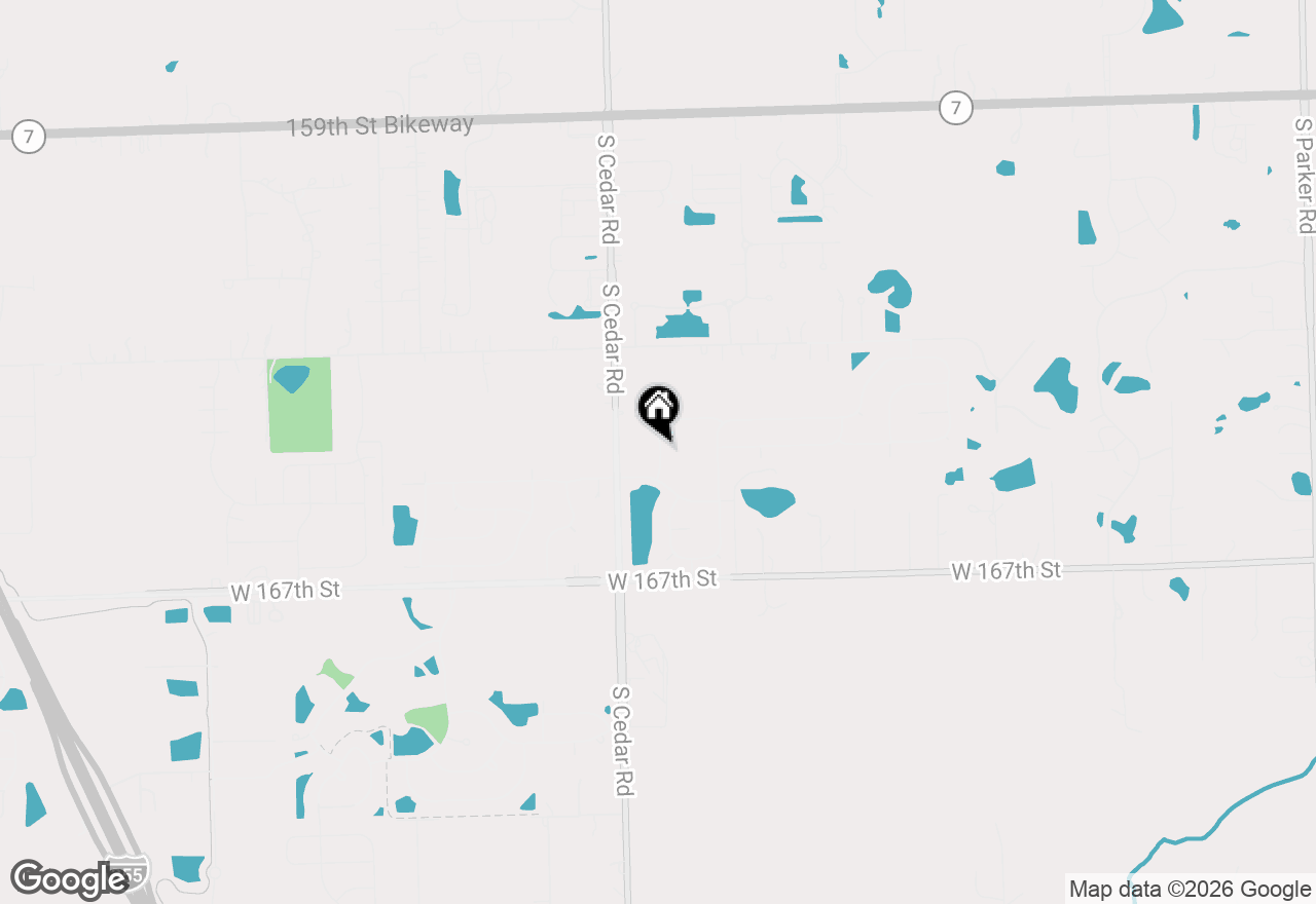 Map of 16446 Newcastle Way, Lockport, IL 60441