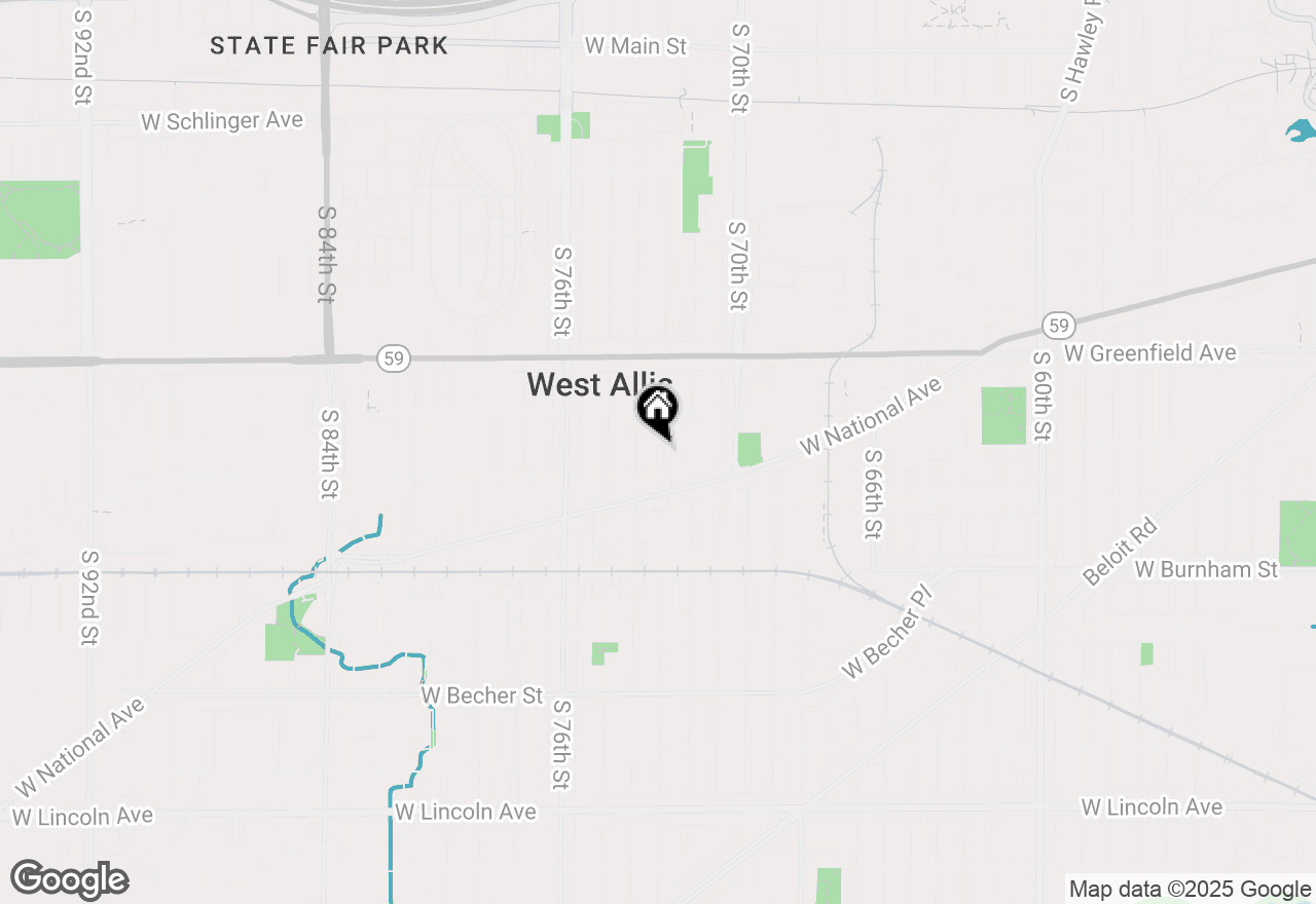 Map of 1556 S 73rd St, West Allis, WI 53214