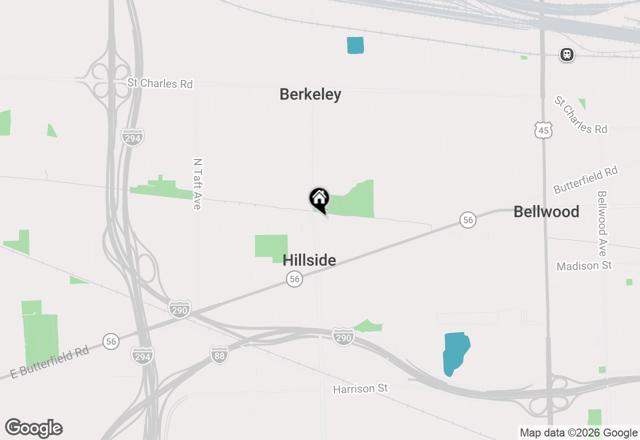 Map of 605 N Wolf Road #8E, Hillside, IL 60162