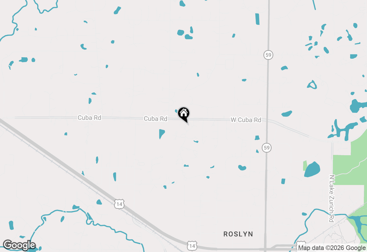 Map of (Address confidential), Barrington, Illinois 60010