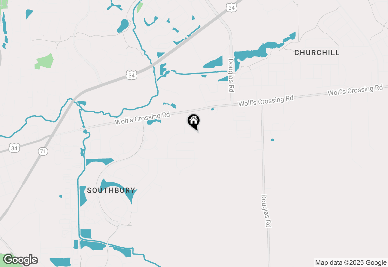 Map of 708 Alberta Avenue, Oswego, IL 60543